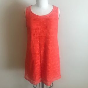 Coral dress
